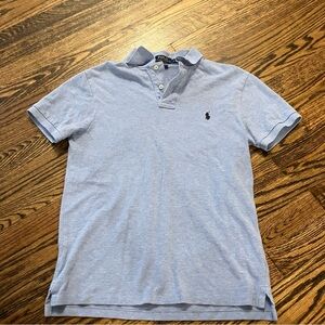 Ralph Lauren Blue Polo Shirt Classic 100% Cotton